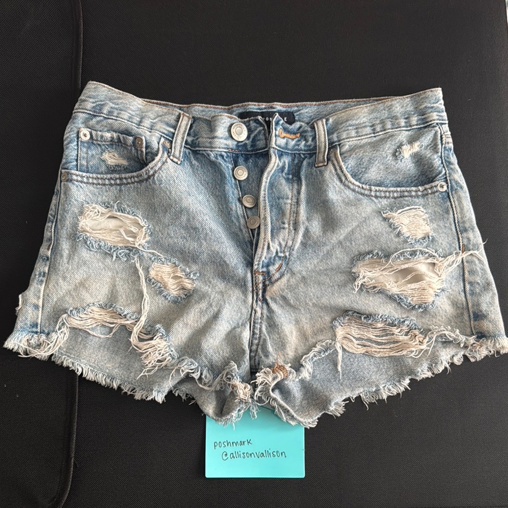 Aeropostale Distressed Denim boyfriend Shorts